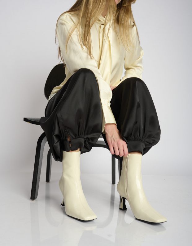 נעלי נשים - Jeffrey Campbell - מגפוני עקב CHEKMATE - אופוויט