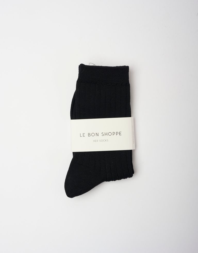 נעלי נשים - Le Bon Shoppe - גרביים HER - שחור