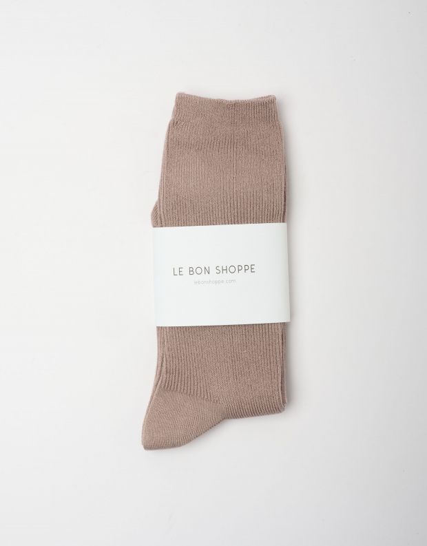 נעלי נשים - Le Bon Shoppe - גרביים TROUSER - חום בהיר