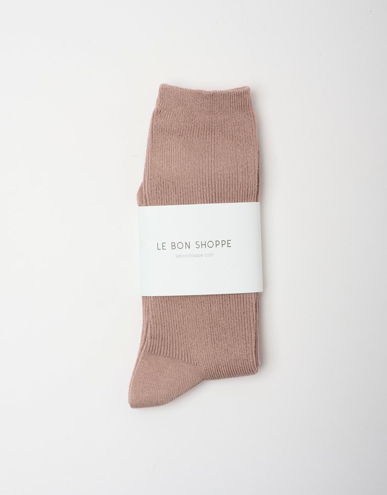 נעלי נשים - Le Bon Shoppe - גרביים TROUSER - חום בהיר
