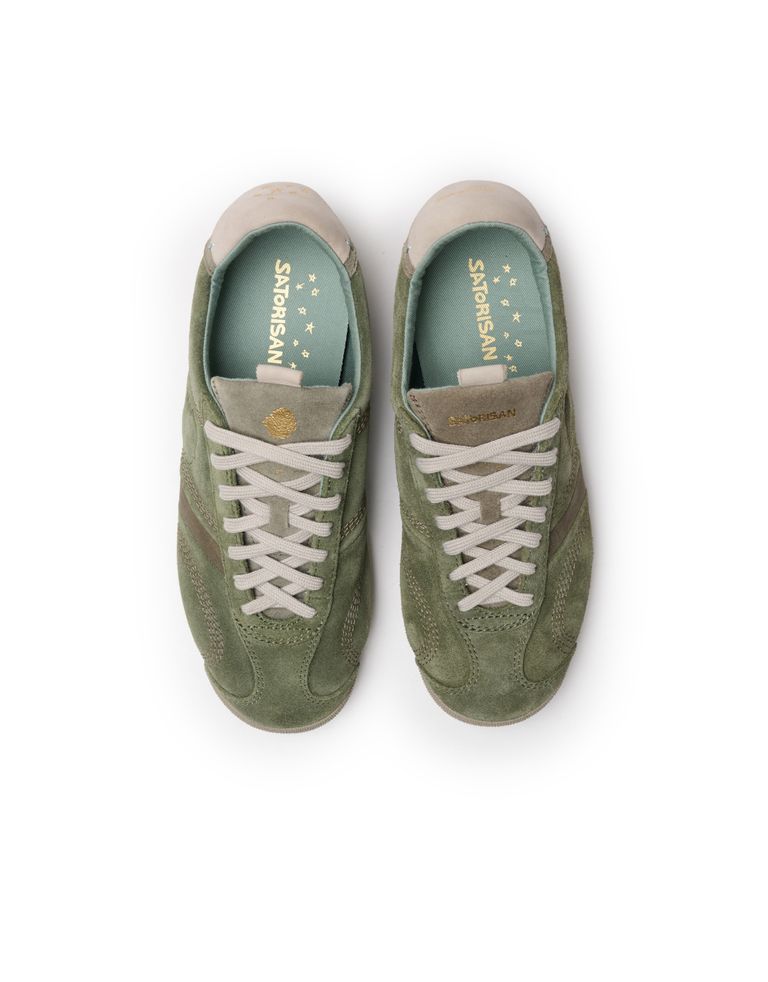 נעלי גברים - Satorisan - סניקרס זמש STARDUST - ירוק4