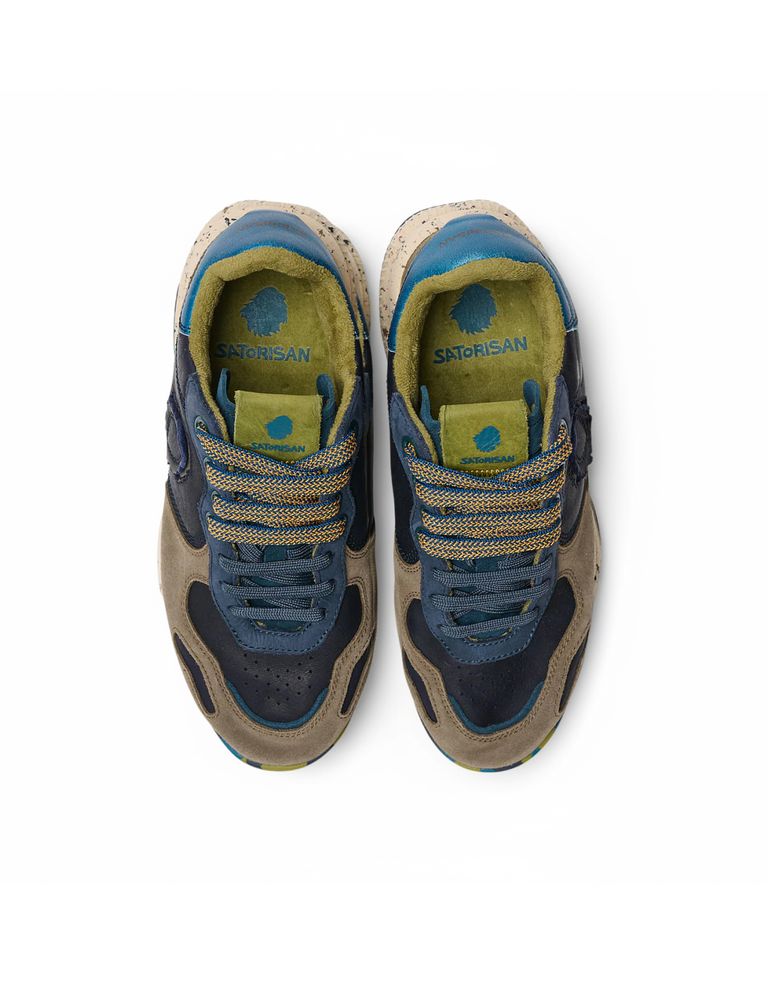 נעלי גברים - Satorisan - סניקרס  CHACRONA PULL UP - כחול4
