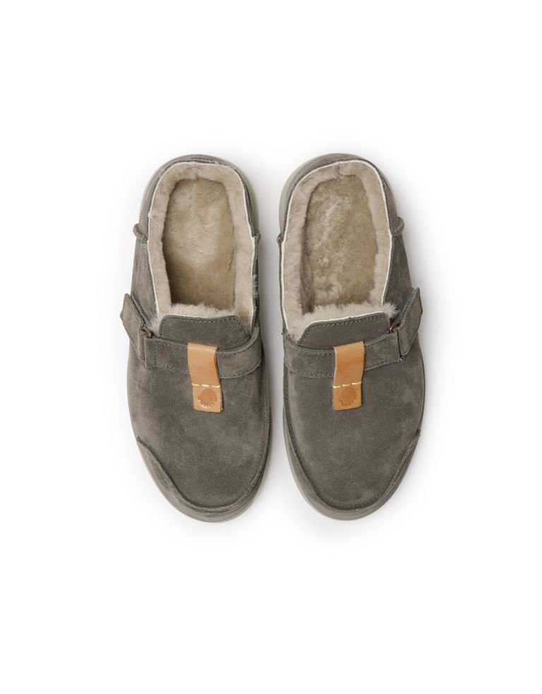 נעלי גברים - Satorisan - כפכפי זמש  UWABAKI - חאקי4