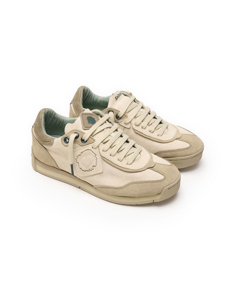 נעלי נשים - Satorisan - סניקרס זמש ENSO - אופוויט2