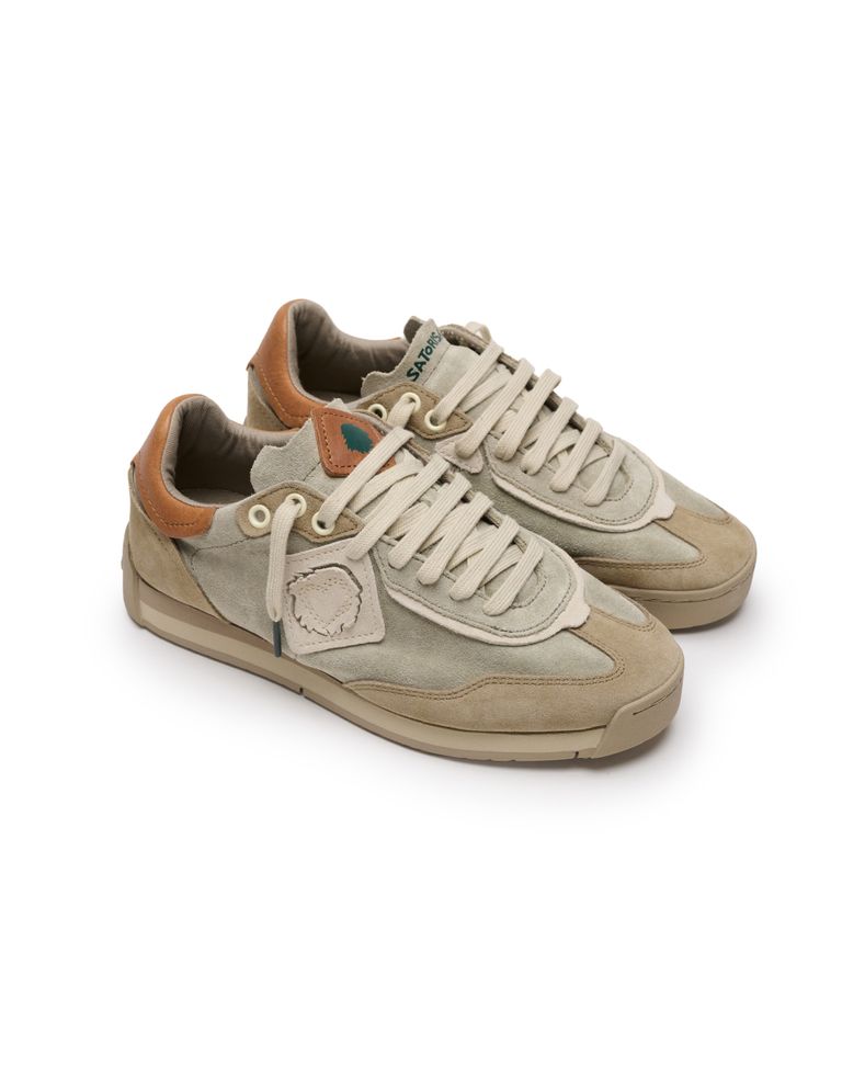 נעלי נשים - Satorisan - סניקרס זמש ENSO - אפור   בז'3