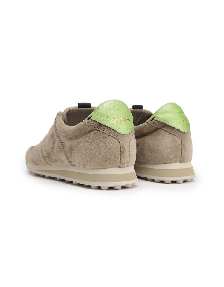 נעלי נשים - Satorisan - סניקרס זמש STARDUST - אפור חום3