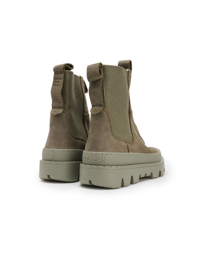 נעלי נשים - Satorisan - מגפונים UNALOME ELASTIC - חאקי3