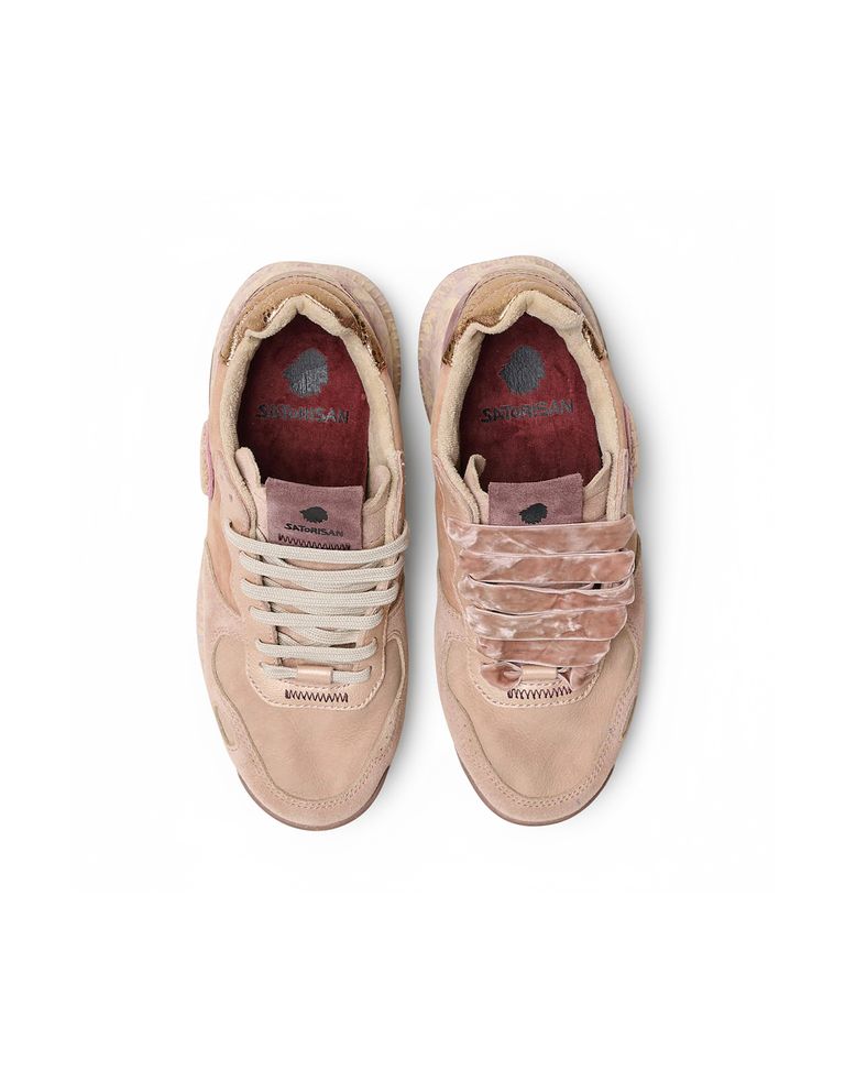 נעלי נשים - Satorisan - סניקרס עור CHACRONA - ורוד4