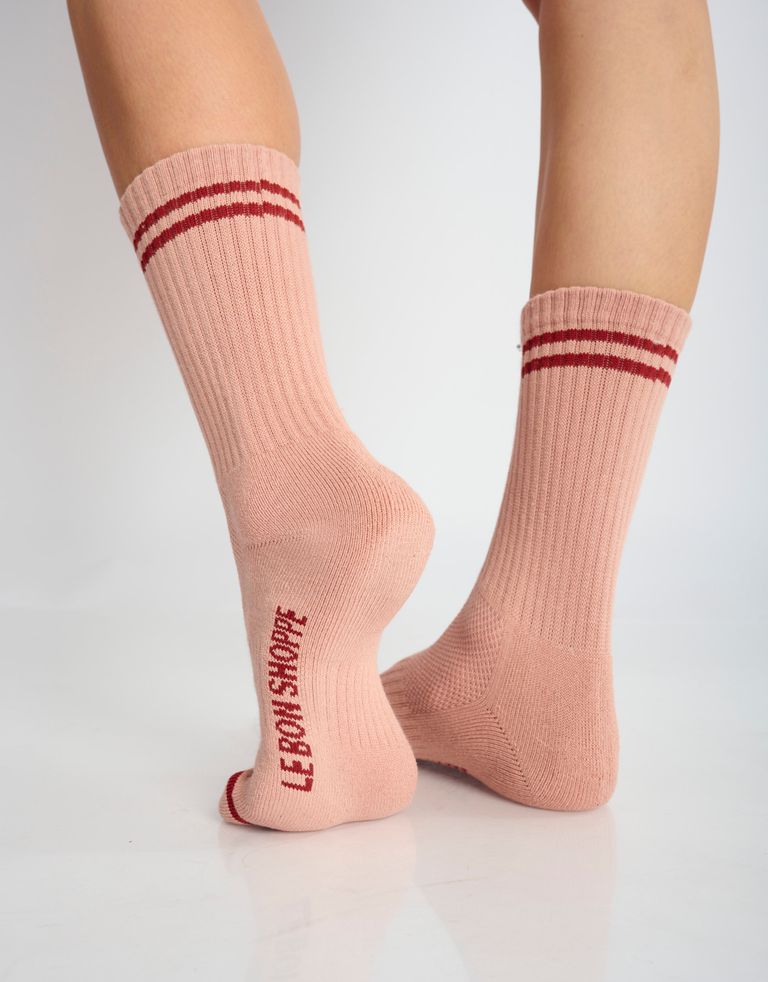 נעלי נשים - Le Bon Shoppe - גרביים BOYFRIEND - ורוד1