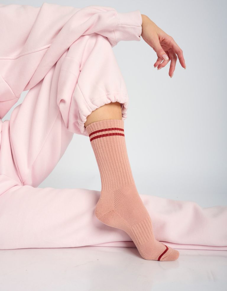 נעלי נשים - Le Bon Shoppe - גרביים BOYFRIEND - ורוד2