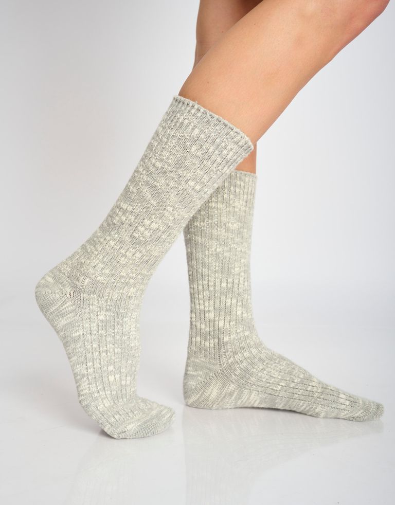 נעלי נשים - Le Bon Shoppe - גרביים COTTAGE - אפור בהיר4