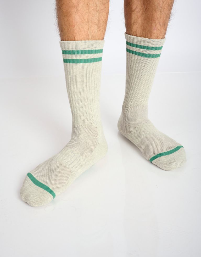 נעלי גברים - Le Bon Shoppe - גרביים EXTEND BOYFRIEND - אפור בהיר1