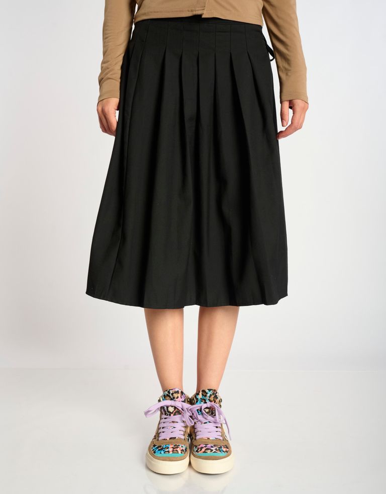 נעלי נשים - Aro - סניקרס גבוהות EMMA - חום3