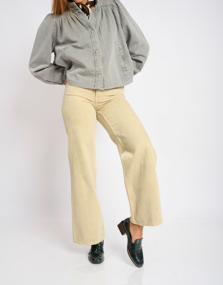 נעלי נשים - Yuko Imanishi - נעלי עור מבריקות RURI - ירוק2