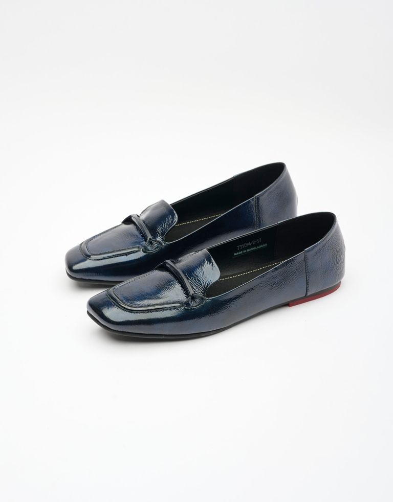 נעלי נשים - Yuko Imanishi - נעלי מוקסין RUCHI - כחול2