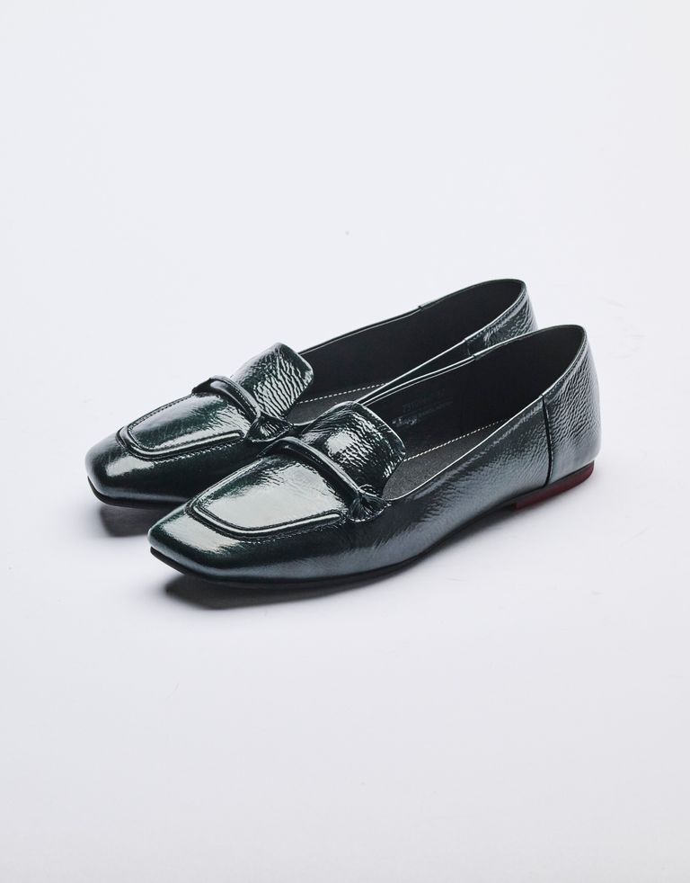 נעלי נשים - Yuko Imanishi - נעלי מוקסין RUCHI - ירוק3