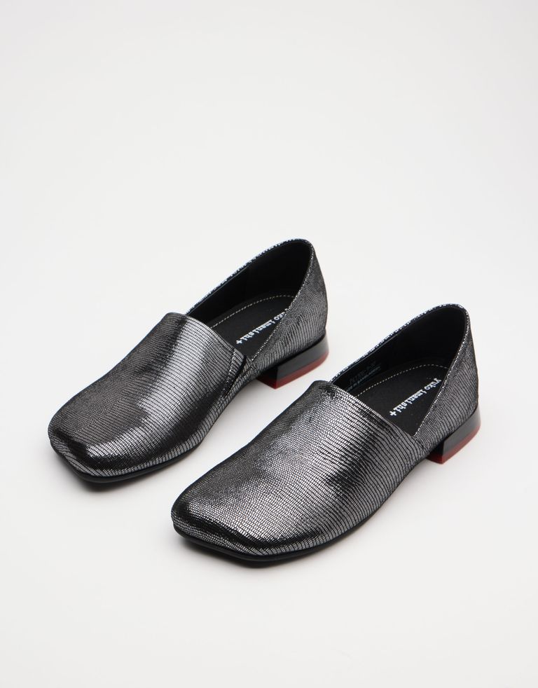 נעלי נשים - Yuko Imanishi - נעליים שטוחות KEO - שחור מטאלי2