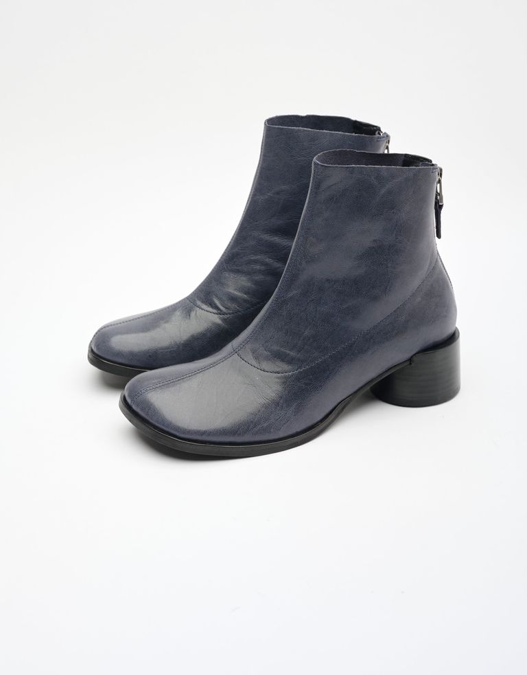 נעלי נשים - Yuko Imanishi - מגפונים עם עקב ZAKI - כחול2