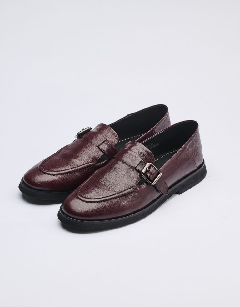 נעלי נשים - Yuko Imanishi - נעליים שטוחות KANA - בורדו2