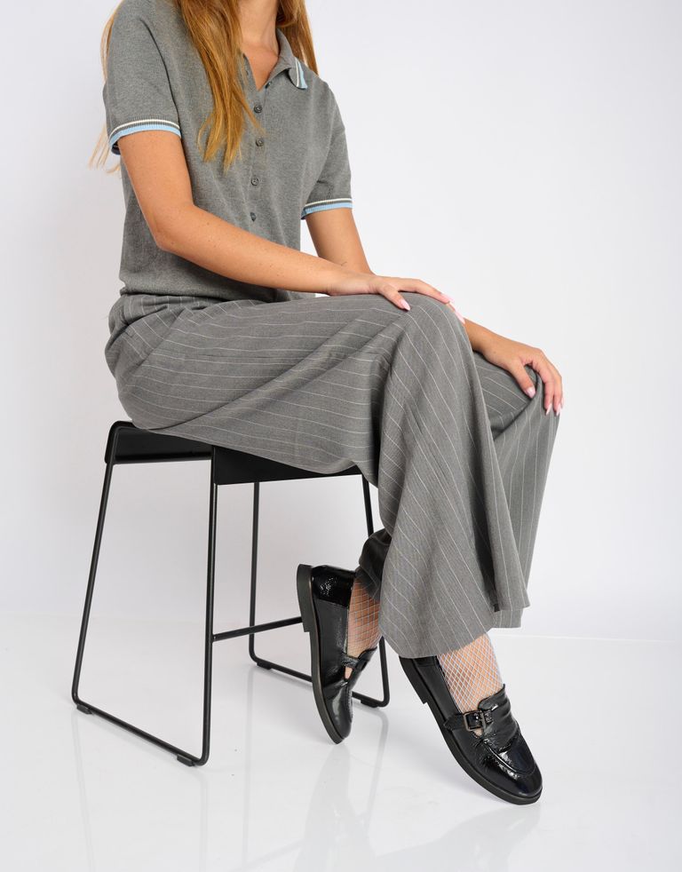 נעלי נשים - Yuko Imanishi - נעליים מבריקות KANA - שחור2