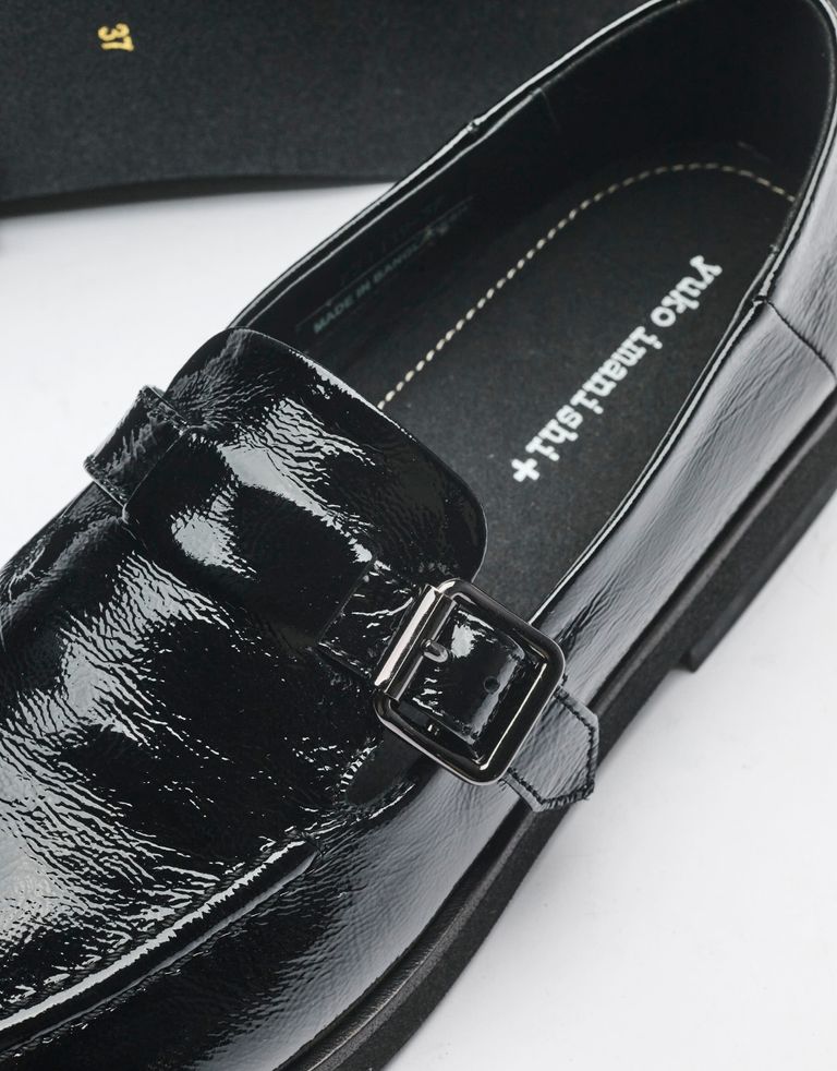 נעלי נשים - Yuko Imanishi - נעליים מבריקות KANA - שחור3