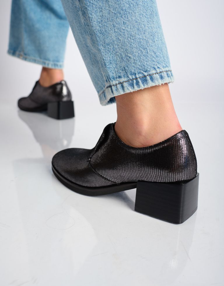 נעלי נשים - Yuko Imanishi - נעליים SHIO - אפור מטאלי4