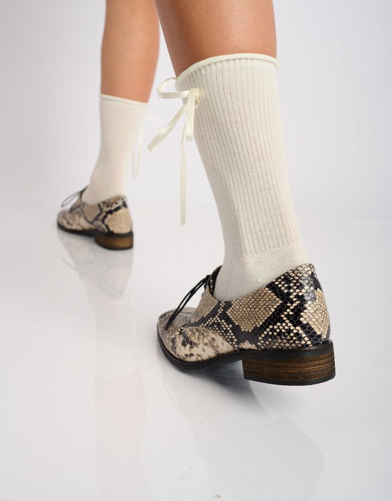 נעלי נשים - Yuko Imanishi - נעלי אוקספורד YUU - נחש4