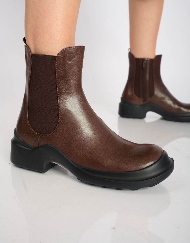 נעלי נשים - Jeffrey Campbell - מגפוני צ'לסי AVELINA - חום2