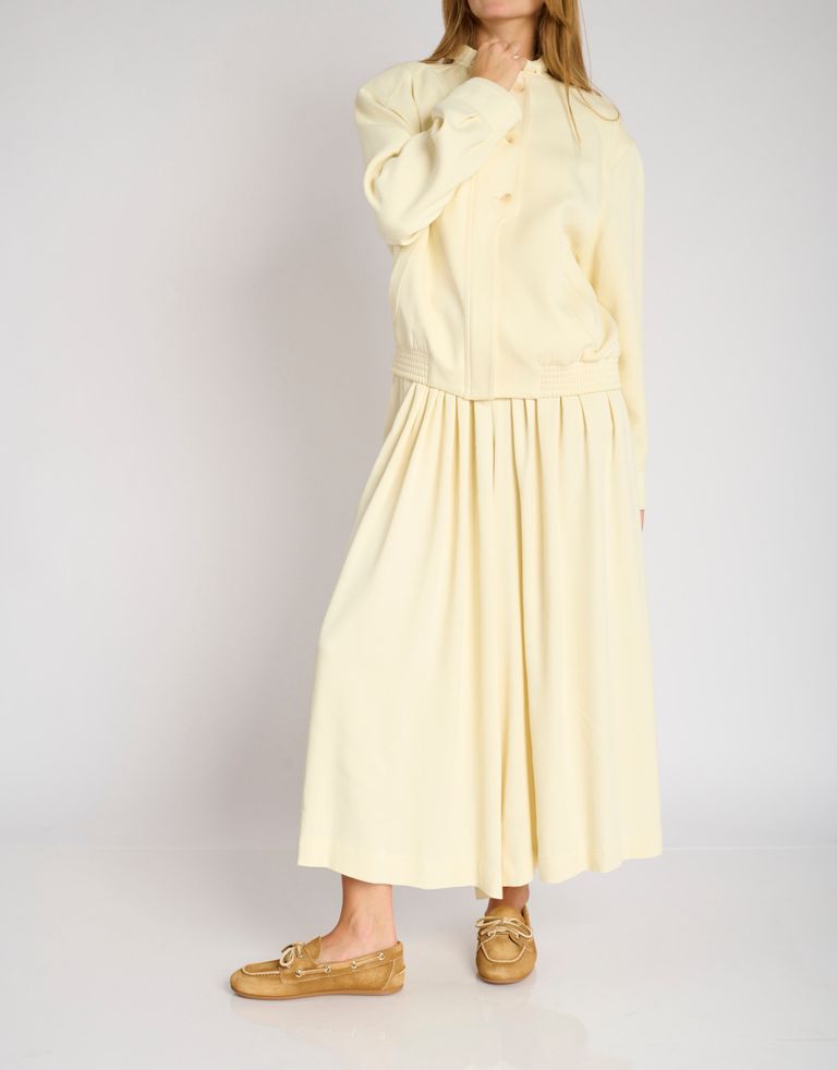 נעלי נשים - Jeffrey Campbell - נעלי מוקסין זמש BOAST - קאמל2