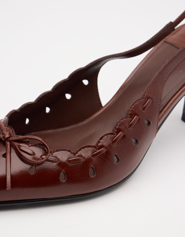 נעלי נשים - Jeffrey Campbell - נעלי סירה עם עקב CANELE - חום4