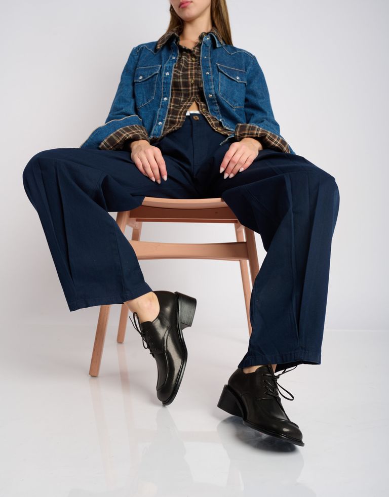 נעלי נשים - Jeffrey Campbell - נעליים עם שרוכים DETROIT - שחור3