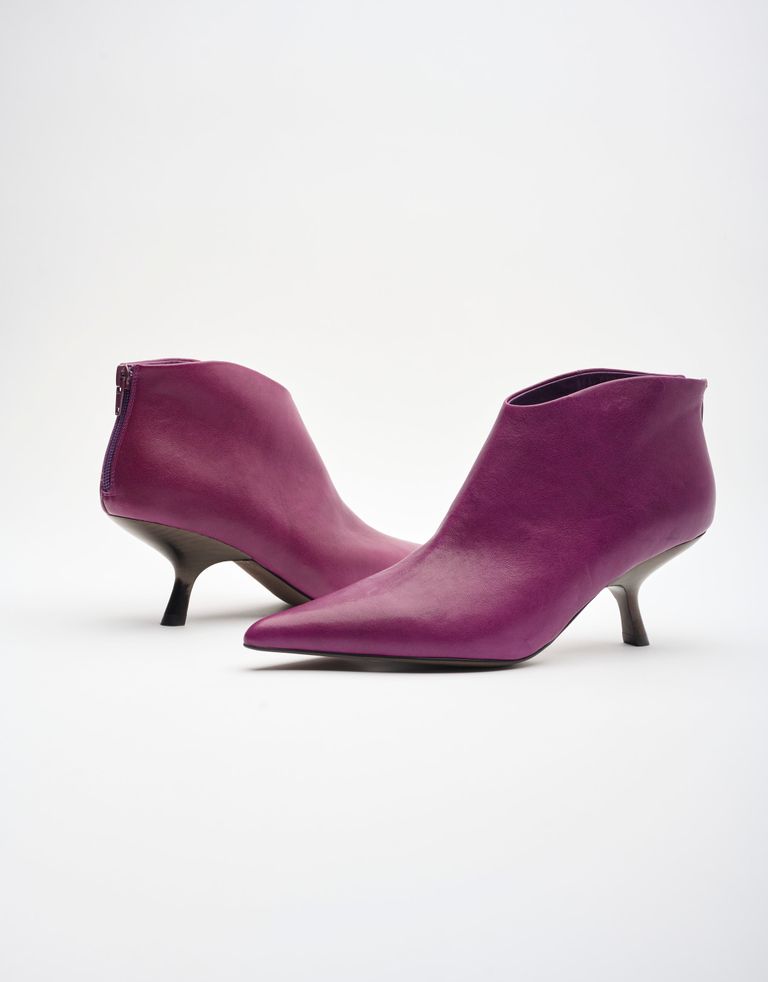 נעלי נשים - Jeffrey Campbell - מגפוני עקב HOOKED - סגול
