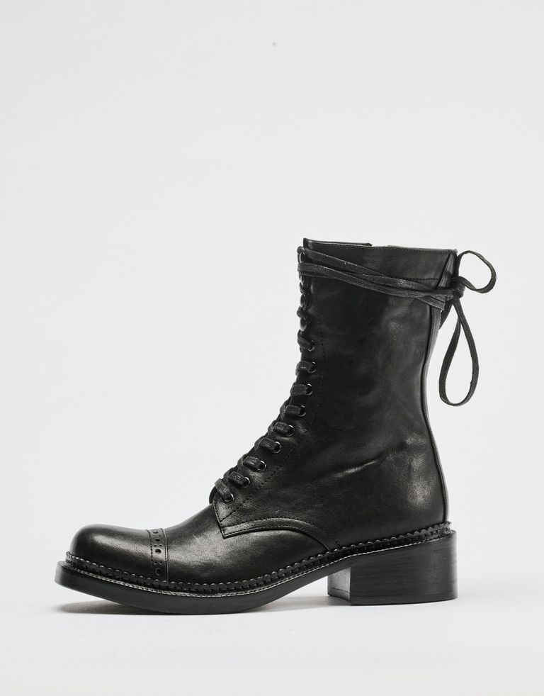 נעלי נשים - Jeffrey Campbell - מגפיים עם שרוכים LONDON - שחור2