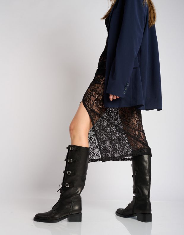 נעלי נשים - Jeffrey Campbell - מגפיים SHAMBLE - שחור