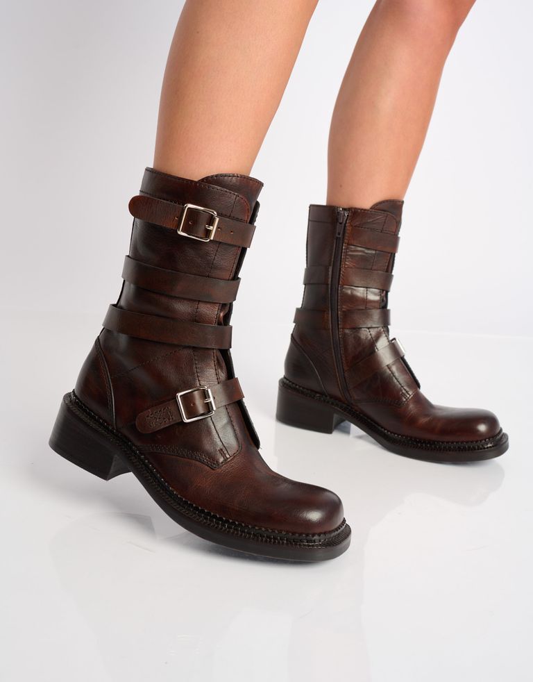 נעלי נשים - Jeffrey Campbell - מגפיים SHOREDITCH - חום3