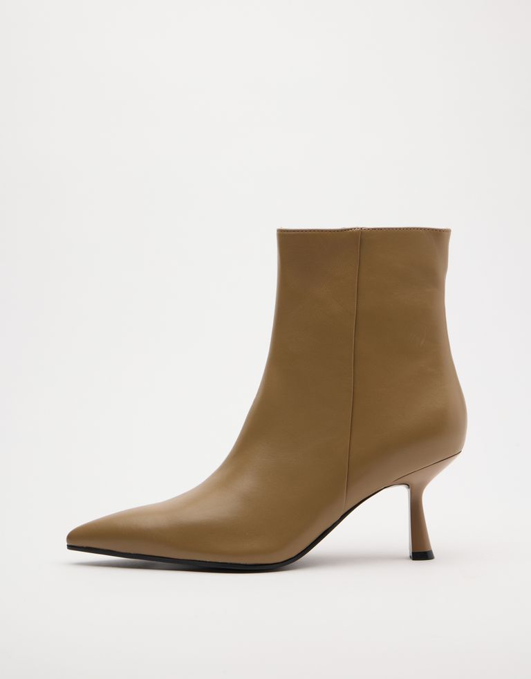 נעלי נשים - Bibi lou - מגפוני עקב SAKURA - בז'2