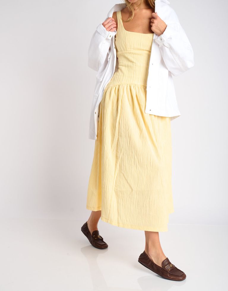 נעלי נשים - Bibi lou - נעלי מוקסין שטוחות DALIA - חום כהה4