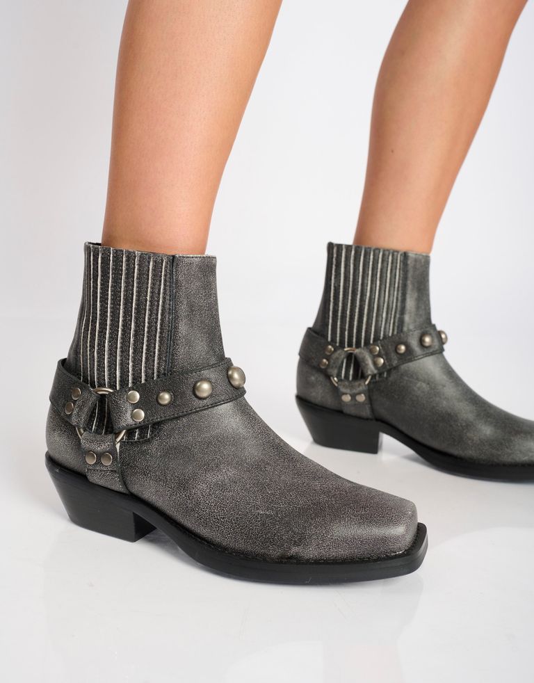 נעלי נשים - Bibi lou - מגפוני בוקרים ANANDA - שחור מיוחד2