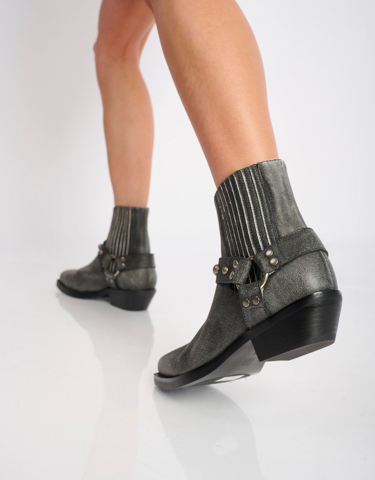 נעלי נשים - Bibi lou - מגפוני בוקרים ANANDA - שחור מיוחד3