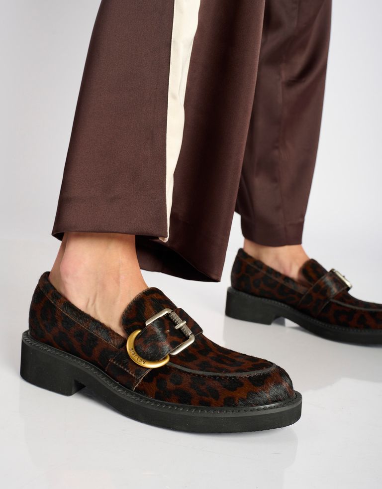 נעלי נשים - Bibi lou - נעלי מוקסין KIMIA - נמר2