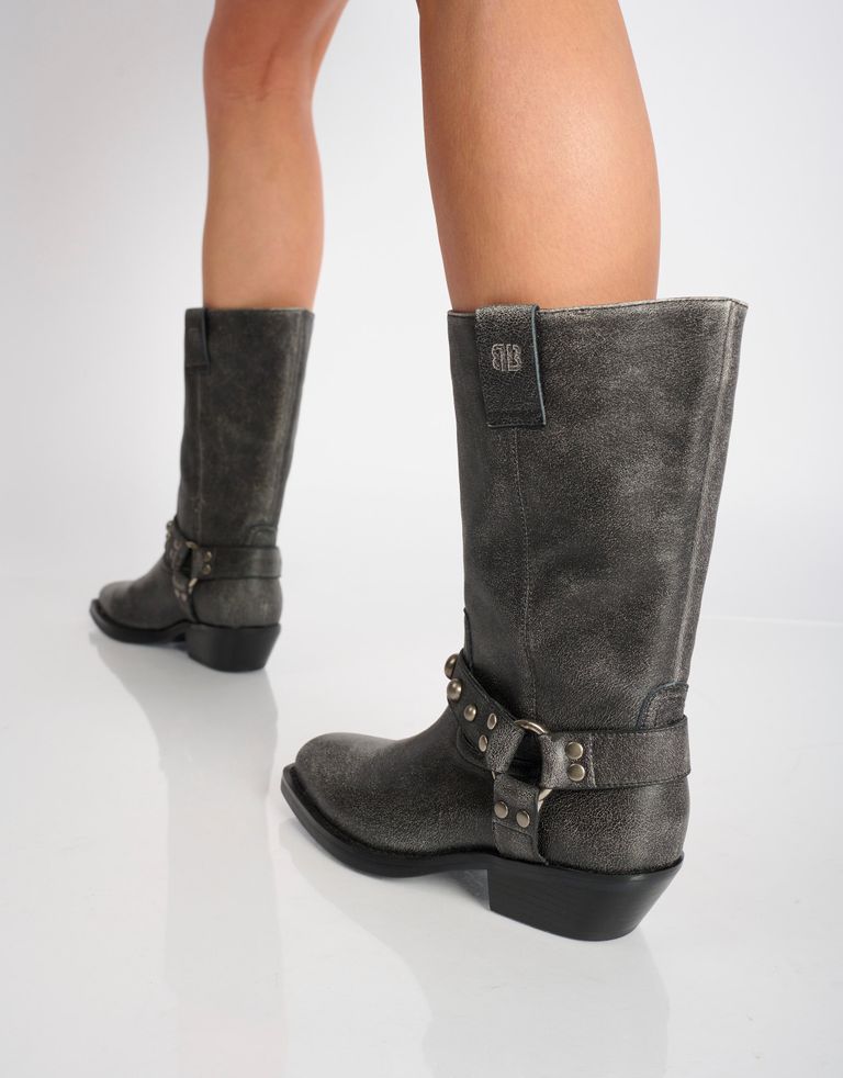 נעלי נשים - Bibi lou - מגפי בוקרים ANANDA - שחור מיוחד4