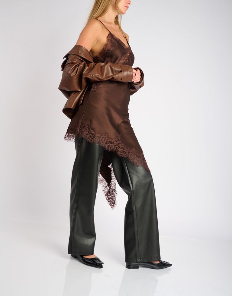 נעלי נשים - Bibi lou - נעלי סירה שטוחות BONNIE - שחור2