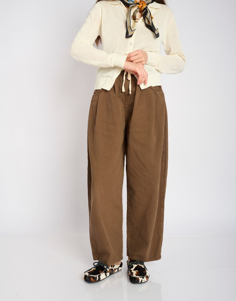 נעלי נשים - Bibi lou - כפכפים עם הדפס ALEXIA - לבן   חום2