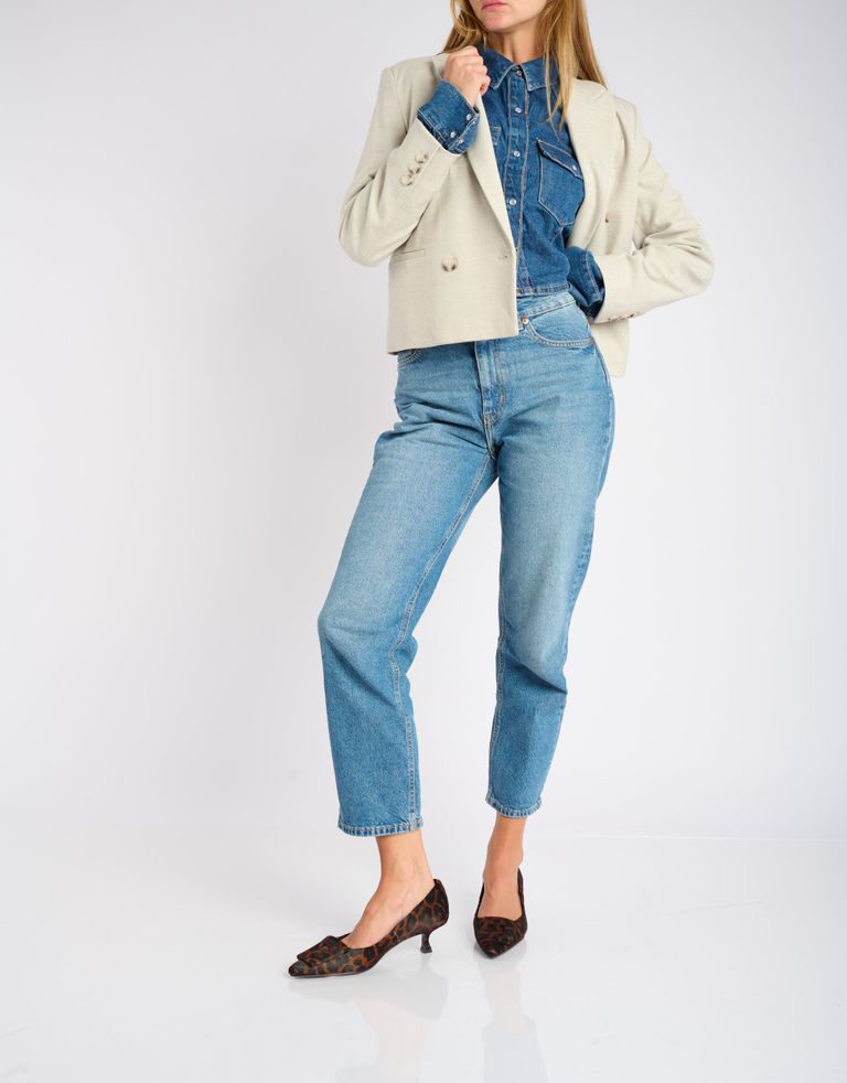 נעלי נשים - Bibi lou - נעלי עקב עם הדפס BONNIE - נמר3