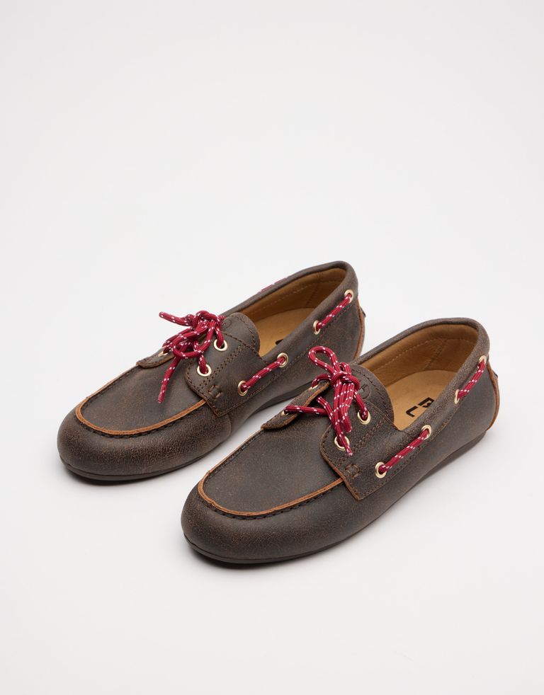 נעלי נשים - Bibi lou - נעלי מוקסין TANA - חום כהה3