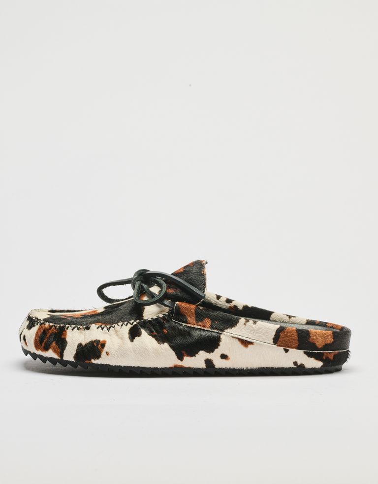 נעלי נשים - Bibi lou - כפכפים עם הדפס ALEXIA - לבן   חום3