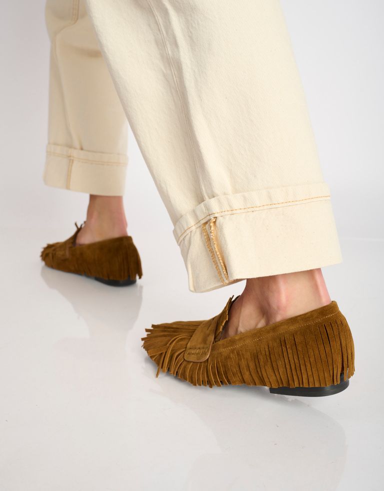 נעלי נשים - Bibi lou - נעלי מוקסין MIZAR - קאמל4