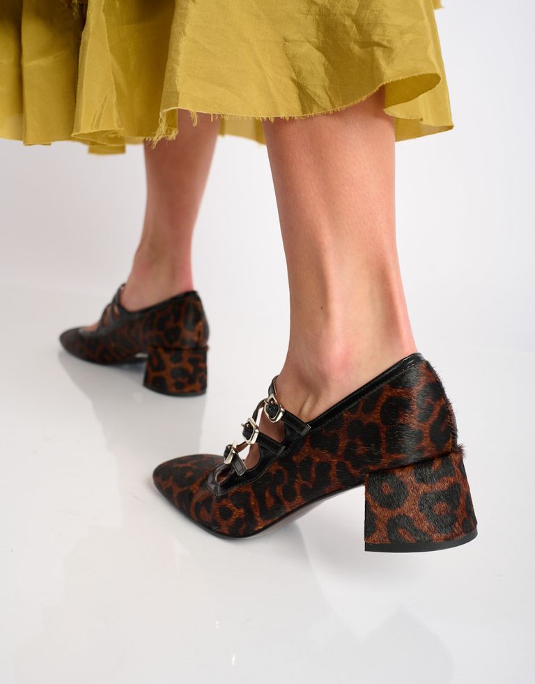 נעלי נשים - Bibi lou - נעלי סירה עם הדפס CARDIFF - נמר4