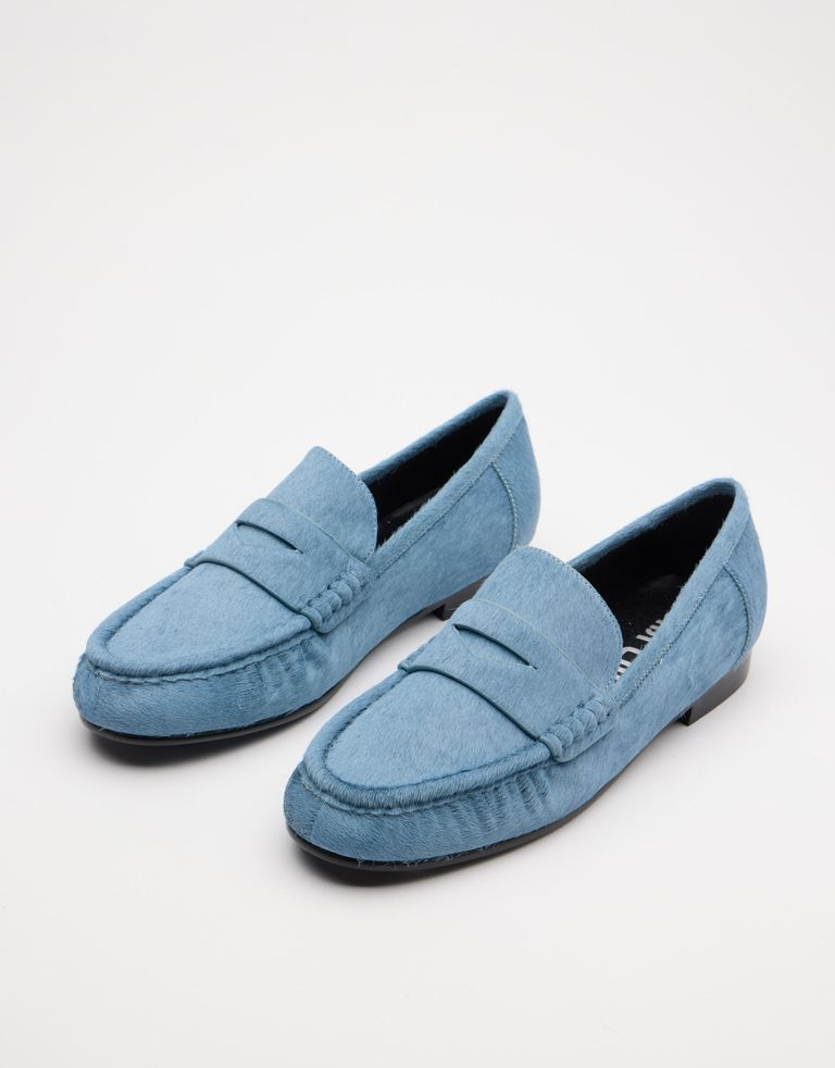 נעלי נשים - Bibi lou - נעלי מוקסין פוני LYRA - תכלת2