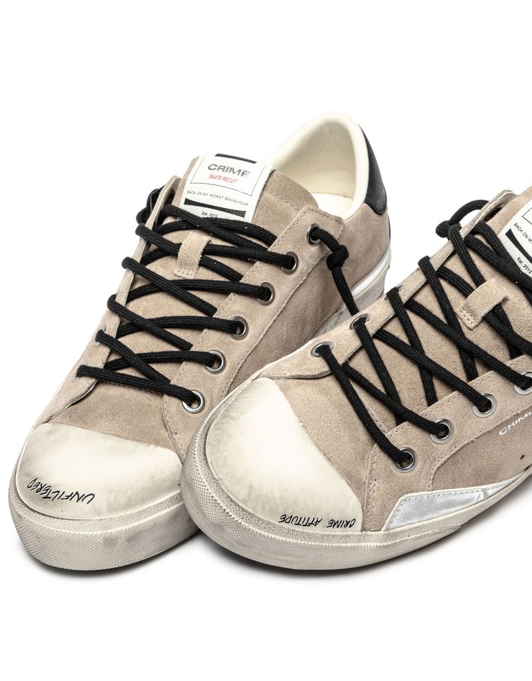 נעלי גברים - Crime London - סניקרס PAUL - בז'4